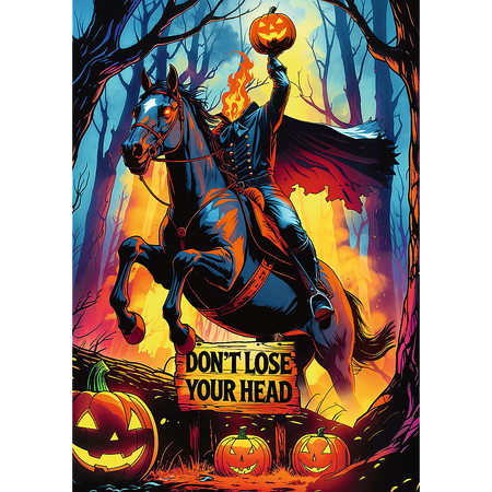 Trefl Puzzle 1000 elementów Hall of Horror Jeździec bez głowy