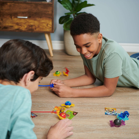 Bakugan zestaw Special Attack Spidra Wirująca kolorowa figurka akcji + karty