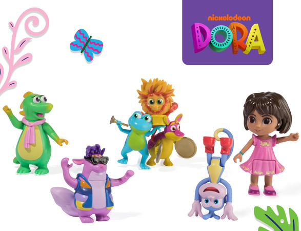 Dora Poznaje Świat Zestaw Fantastic Friends Gift Pack 7 Figurek
