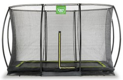 Trampolina ogrodowa z siatką zabezpieczającą Sillhouette 214x305 cm czarna
