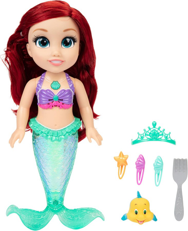 Lalka Disney Princess śpiewająca Arielka Ariel Mała Syrenka + akcesoria 35 cm