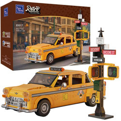 Klocki konstrukcyjne Pantasy Pojazd Taxi Auto Yellow Cab 36,5 cm 1601 elementów