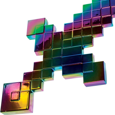 Minecraft miecz netherytowy 51 cm do stroju karnawałowego 15 rocznica śliski