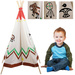 Tipi Wigwam Namiot dla dzieci Tipi Deluxe do domu i ogrodu