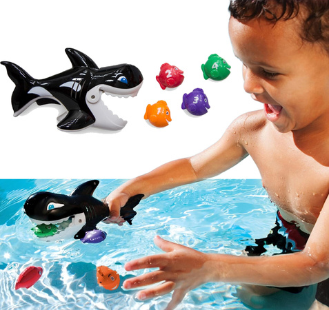 SwimWays Orka i rybki zabawka wodna do wody kąpieli wanny pływania