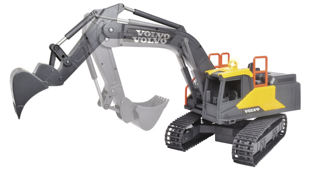 Zdalnie sterowana koparka Volvo Construction światło i dźwięk