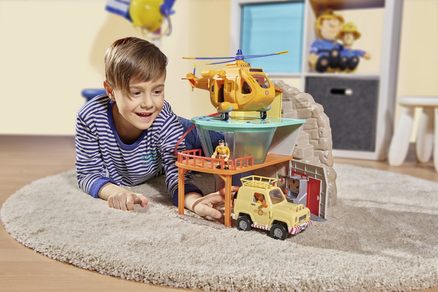 OUTLET Strażak Sam Stacja ratownictwa górskiego Remiza ze światłem i dźwiękiem USZKODZONE OPAKOWANIE