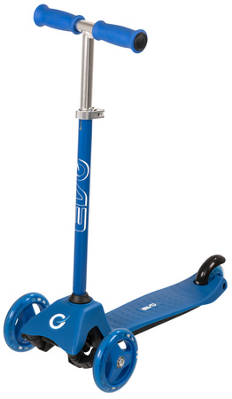 Evo Regulowana Trójkołowa Hulajnoga dla Dzieci 2w1 Jeździk Cruiser z Siedziskiem Niebieski