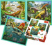 Trefl Puzzle 3w1 Niezwykły świat dinozaurów 34837 106 elementów