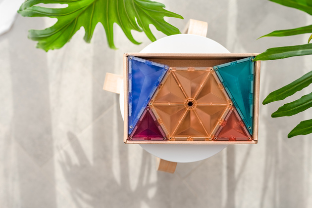 CONNETIX Pastel Geometry Pack Kreatywne klocki magnetyczne 40 elementów