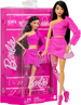 Barbie Lalka Kolekcjonerska Deluxe Style Brunetka w Różowej Kreacji