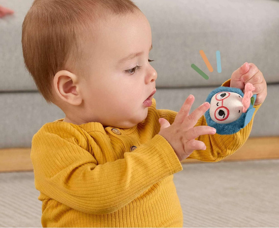 Planet Friends Grzechotki Sensoryczne Kwiat i Pracowita Pszczółka + gryzak GRATIS