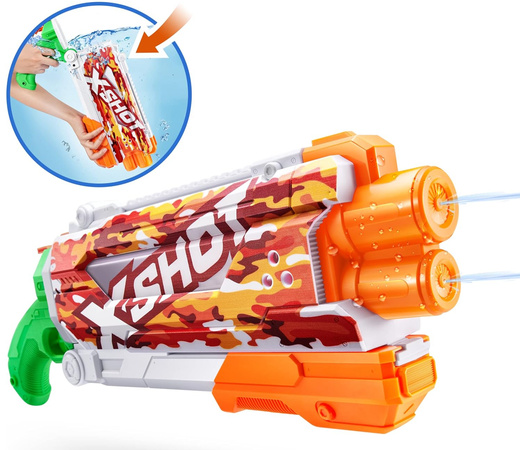Zuru X Shot Skins Fast-Fill Pump Action Sun Camo pistolet na wodę 49 cm