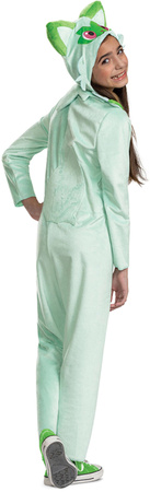 Strój karnawałowy Pokemon Sprigatito kostium zielone przebranie 127-136 cm (7-8 lat) Kigurumi