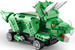 Klocki konstrukcyjne CaDA Zdalnie sterowana figurka Zielony Dinozaur Triceratops RC Dual Mode 317 elementów