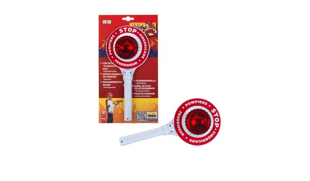 Zestaw strażaka gaśnica plecakowa na wodę + lizak strażacki sygnalizacyjny dla dzieci Klein