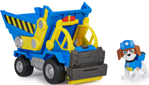 Psi Patrol Pojazdy Budowlane Rubble I Wheeler + 2 Figurki Rubble&Crew