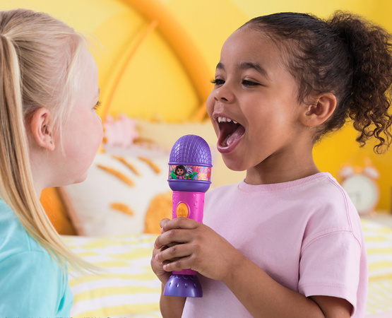 Dora Poznaje Świat Interaktywny Mikrofon z efektami dźwiękowymi Rainforest Microphone