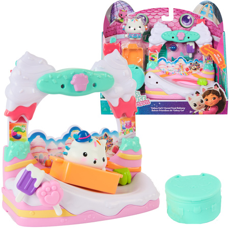 Koci Domek Gabi Film Zestaw Słodki Balkon Łakotka Figurka + akcesoria Gabby's Dollhouse the Movie