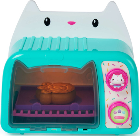 Koci Domek Gabi Zestaw kuchenny Mały zabawkowy Piekarnik Mikrofalówka + akcesoria 11 elementów Światło Dźwięk Gabby's Dollhouse