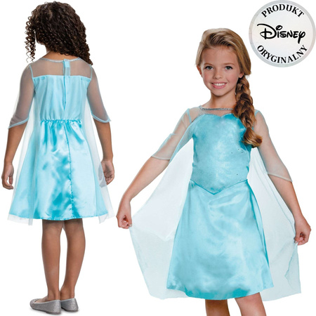 Strój karnawałowy Disney Kraina Lodu Elsa Frozen księżniczka 124-135 cm (7-8 lat)