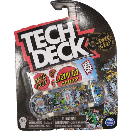 Tech Deck deskorolka fingerboard Santa Cruz Kevin Braun + naklejki
