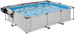 Basen ogrodowy 300x200x65 cm z pompą filtrującą i pokrywą jasnoszary