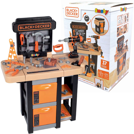 Black&Decker Zestaw majsterkowicza Warsztat z narzędziami 37 elementów