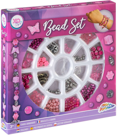 Zestaw do robienia biżuterii i bransoletki koraliki dla dzieci