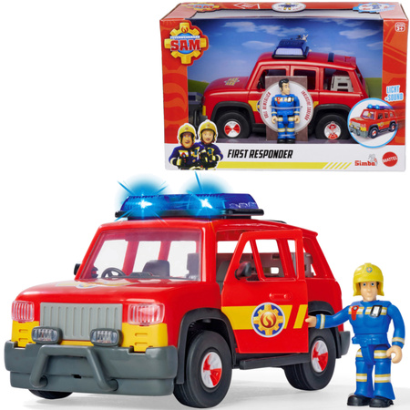Strażak Sam Pojazd Ratunkowy 19 cm + figurka Elvis First Responder