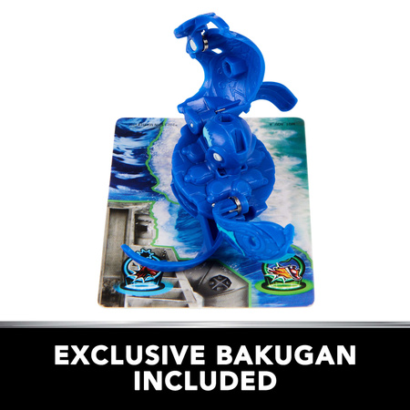 Zestaw Bakugan Training Set + Figurka Octogan Aquatic Clan Niebieski Gra strategiczna