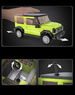 Klocki konstrukcyjne CaDA Samochód terenowy Zielone Auto Pojazd Suzuki Jimny Terenówka 192 elementy