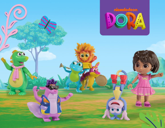 Dora Poznaje Świat Zestaw Fantastic Friends Gift Pack 7 Figurek