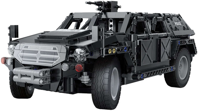 OUTLET Klocki Konstrukcyjne CaDA Samochód Terenowy Sterowane Auto RC Fierce Warrior SUV 561 el. Dual Mode USZKODOZNE OPAKOWANIE