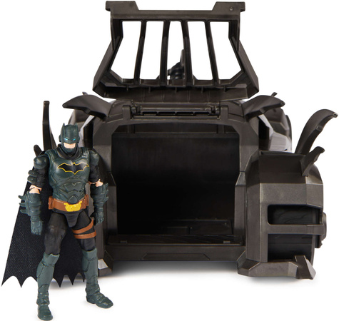 DC Comics Zestaw figurka Batman lalka 10 cm + Batmobile akcesoria