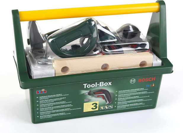 Skrzynka z narzędziami z wkrętarką Bosch światło dźwięki Klein 8345