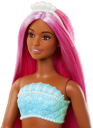 Lalka Barbie Syrenka z pomarańczowym ogonem