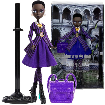 Monster High Wednesday Kolekcjonerska Lalka Bianca Barclay + akcesoria
