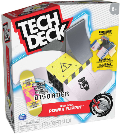 Fingerboard Rampa Power Flippin + deskorolka Disorder Tech Deck