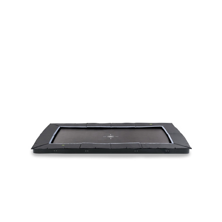 Trampolina ogrodowa naziemna duża Dynamic 305x519 cm czarna