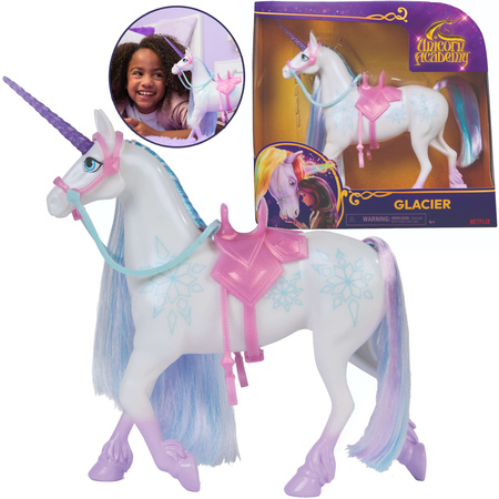 OUTLET Unicorn Academy Zestaw figurka Jednorożec Glacier 27 cm USZKODZONE OPAKOWANIE