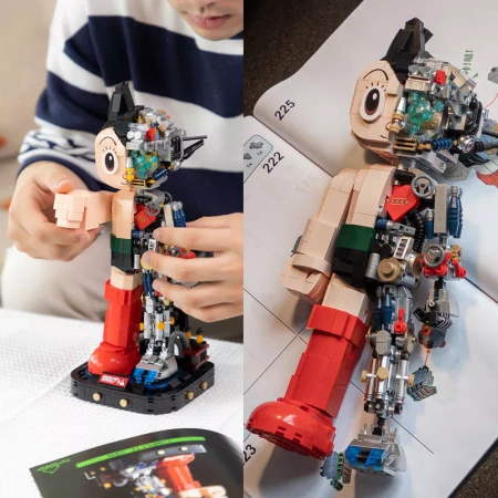 Klocki konstrukcyjne Pantasy Astro Boy figurka Mechaniczny Astro Boy 1257 elementów