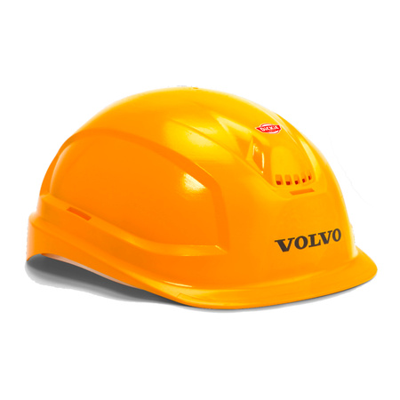 Zestaw Volvo Pojazd budowlany Wywrotka Auto Akcesoria + Kask Ochronny