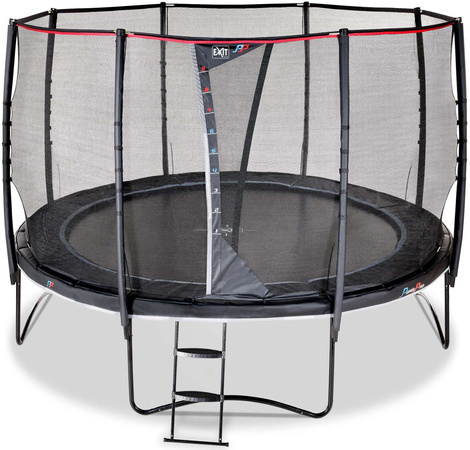Trampolina Ogrodowa z siatką PeakPro 366 cm czarna