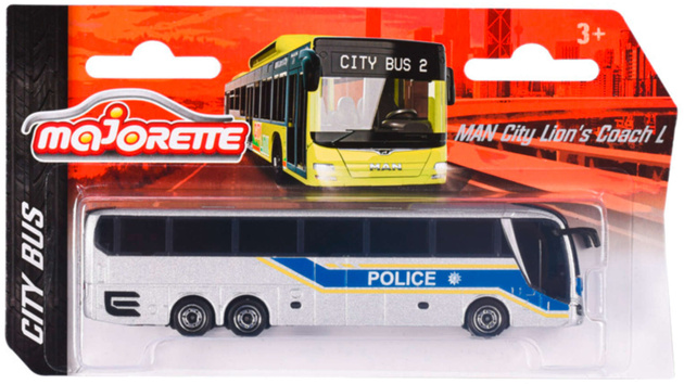 Pojazd miejski MAN Lion's City C Szary Autobus Policyjny