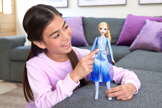 Śpiewająca lalka Elsa Disney Kraina Lodu Frozen 30 cm