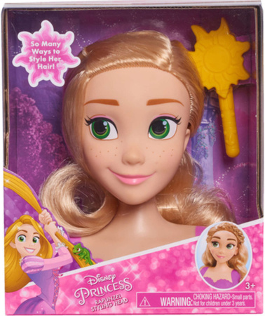 Lalka Głowa do czesania i stylizacji włosów Księżniczka Disney Roszpunka Zaplątani +szczotka