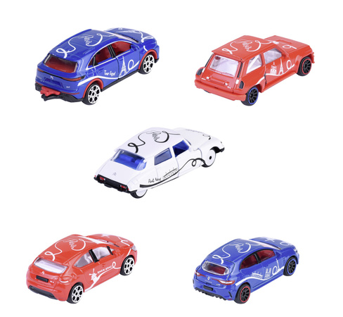 Zestaw 5 pojazdów resoraki French Touch