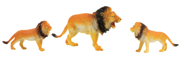 Figurki Zwierzęta Zoo Safari Dzikie Zwierzątka Duży Zestaw Figurek w pudełku 40 elementów