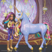 Unicorn Academy Zestaw Sophia & Wildstar dziewczyna i jednorożec ze światłem+ akcesoria